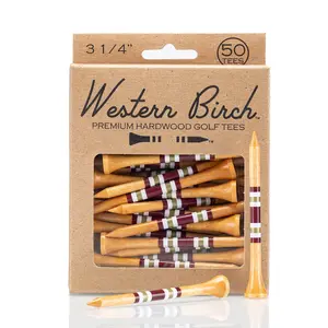 "Goldy" 3.25" Striped Golf Tee