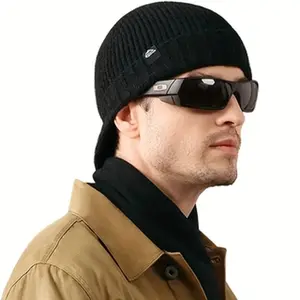 Upgrade Your Winter Look! Trendy Knit Beanie – 2 Classic Colors (Black & White). Super Soft, Warm & Stretchy. Perfect for Outdoor Adventures, Street Style. One Size Fits All. Don’t Miss Out on This Must - Have Accessory!