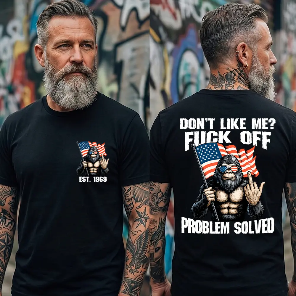 Custom Year GenX 2 Side T Shirt, Don't Like Me GenX T-shirt, Vintage 90s GenX 1965-1980 Custom Year Generation X T Shirt