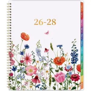 2026-2028 Monthly Planner- 3 Year Planner 2026-2028, Jan. 2026 - Dec. 2028, 3 Year Calendar 2026-2027-2028 monthly planner, 9" x 11", 36 Month Calendar with Colourful Tabs +  Pocket -