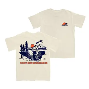 Northern Wilderness Loon Nature Classic Soft Cotton Crewneck T-Shirt