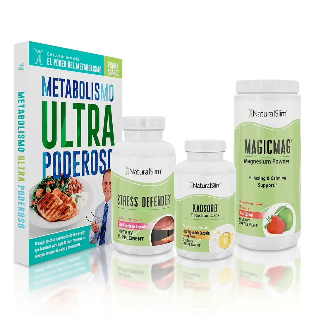 Cortisol Support – NaturalSlim Stress Relief Supplement with MagicMag, Kadsorb & Stress Defender