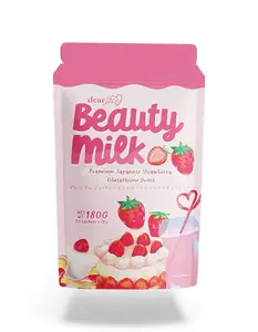Dear Face Beauty Milk Premium Japanese Strawberry 10 Sachet