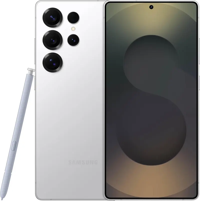 REFURBISHED SAMSUNG Galaxy S25 Ultra  US Version Titanium White Silver 256GB - Unlocked - Excellent