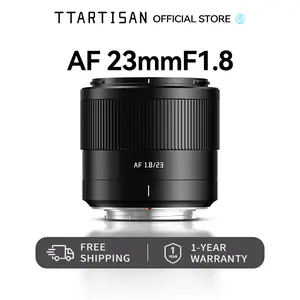 TTARTISAN AF 23mm F1.8 APS-C Auto Focus Camera Lens for Sony E, Fuji X Mount - Sharp Wide Angle Street, Travel Lens