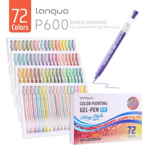 72 Color Bright Gel Pen Set with Colorful Gift Box, 1.0mm High-Quality Drawing Pens Perfect for Boys and Girls, Ideal School and Teacher's Day Gift, Writing Pens