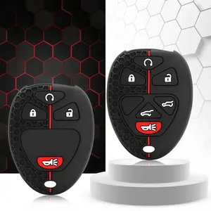 Silicone Car-Styling Key Case Cover Proctetor For Buick GMC Chevrolet Cadillac Pontiac Saturn Key