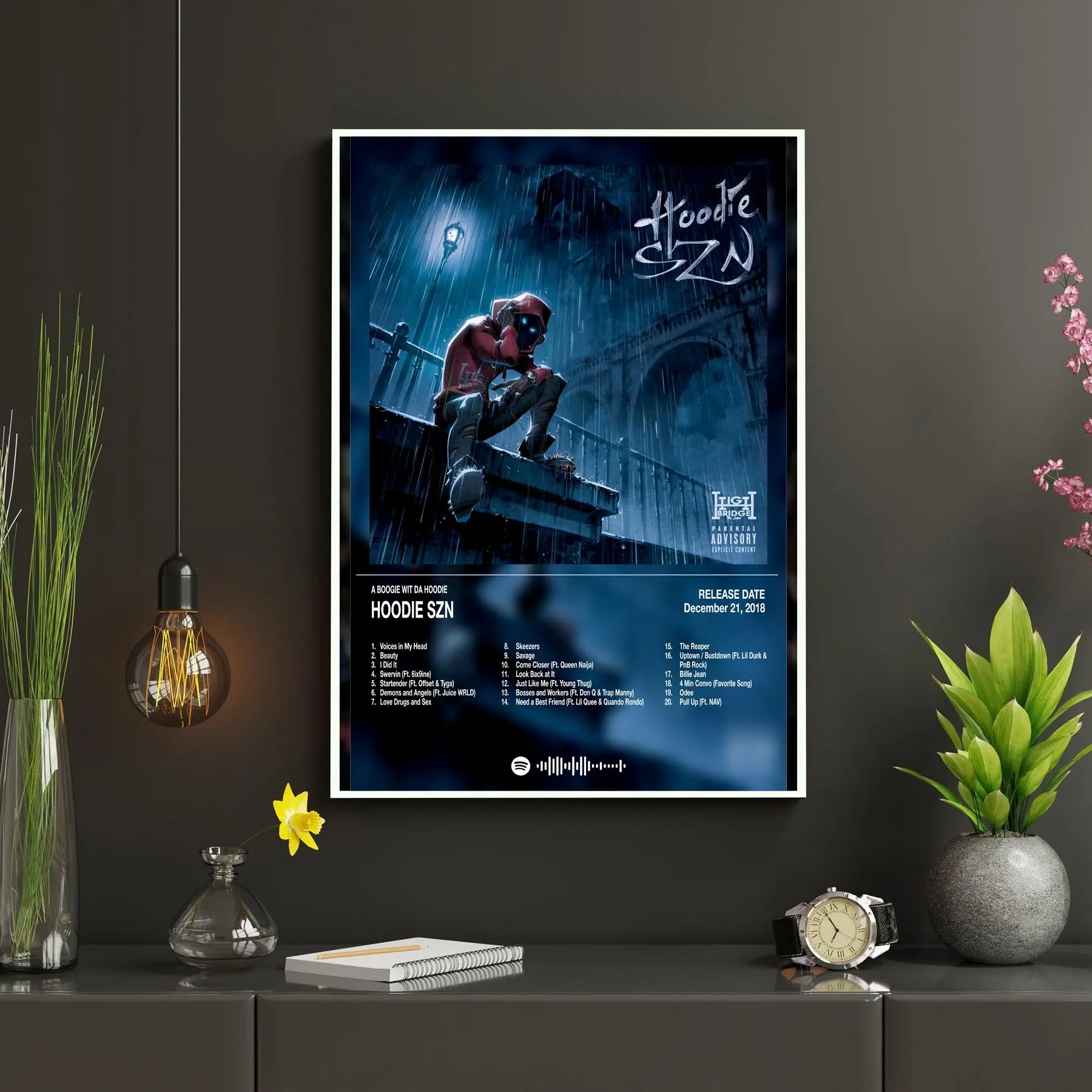 A Boogie Wit Da Hoodie Hoodie Szn A Boogie Wall Art Poster - POSTER NO FRAME