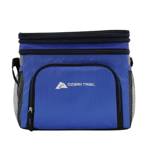 Ozark Trail Soft-Sided 12-Can Cooler, Blue