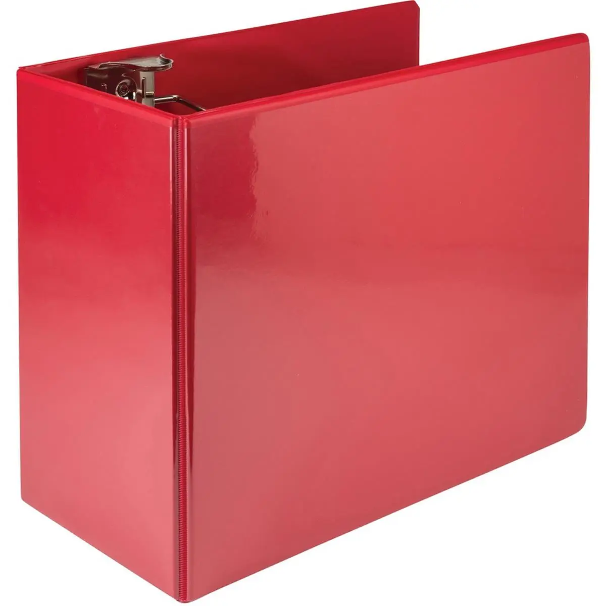 212 MAIN Nonstick 6 in. Locking D-Ring View Storage Binder - Red