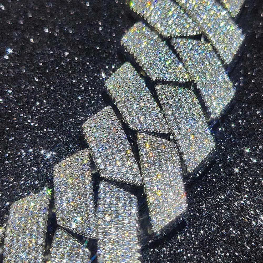 Hip Hop Jewelry 25mm 6 Rows Cuban Chain Necklace Gold Plated Iced Out Cz Prong Necklace Thick Cuban Link Chain For Men Gift Hip Hop Jewelry 25mm 6 Rows Cuban Chain Necklace Gold Plated Iced Out Cz Prong Necklace Thick Cuban Link Chain For Men Gift