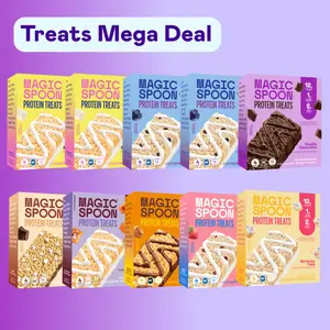 Magic Spoon Protein Treats (40 Bars) Mega Deal - 8 Flavors High Protein Low Sugar Snack Bars 11-12g Protein 1-2g Sugar