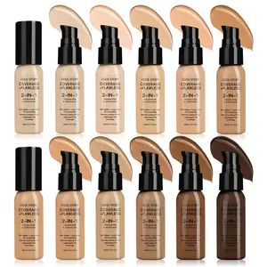 Long Lasting Oil Control Concealer Foundation Cream, Lightweight Concealer, Full Coverage Flawless Makeup Cream, Makeup Product for Women & Girls, Cosmetic