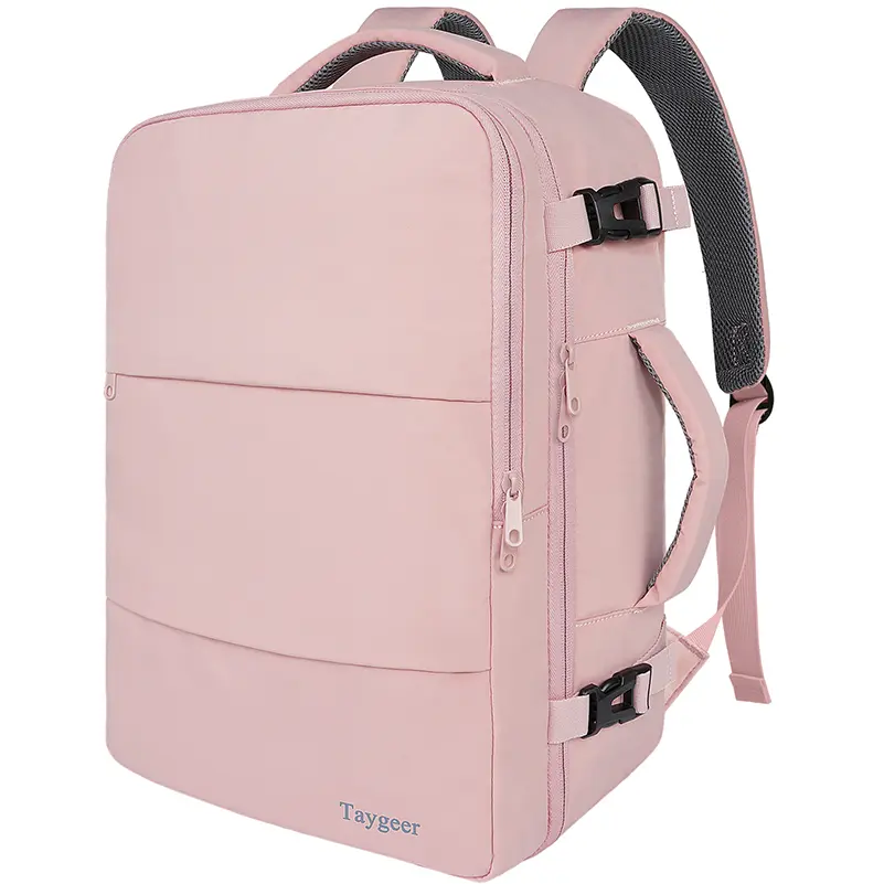 Taygeer Women's Convertible Travel Backpack, Water-Resistant Carry On for Work/School with 15.6" Laptop Compartment, Wet Pocket & Shoe Pouch, Travel-Ready, Zipper