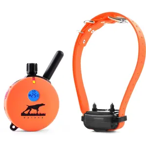 Upland Educator UL-1200 Remote Dog Training Collar Orange by E-Collar Technologies | Rechargeable Waterproof Collar for Hunting Dogs - 1 Mile Range, 100 Stimulation Levels, Tone & Vibration - Expandable 2 Dog System - For Dogs 20 Pounds and Up