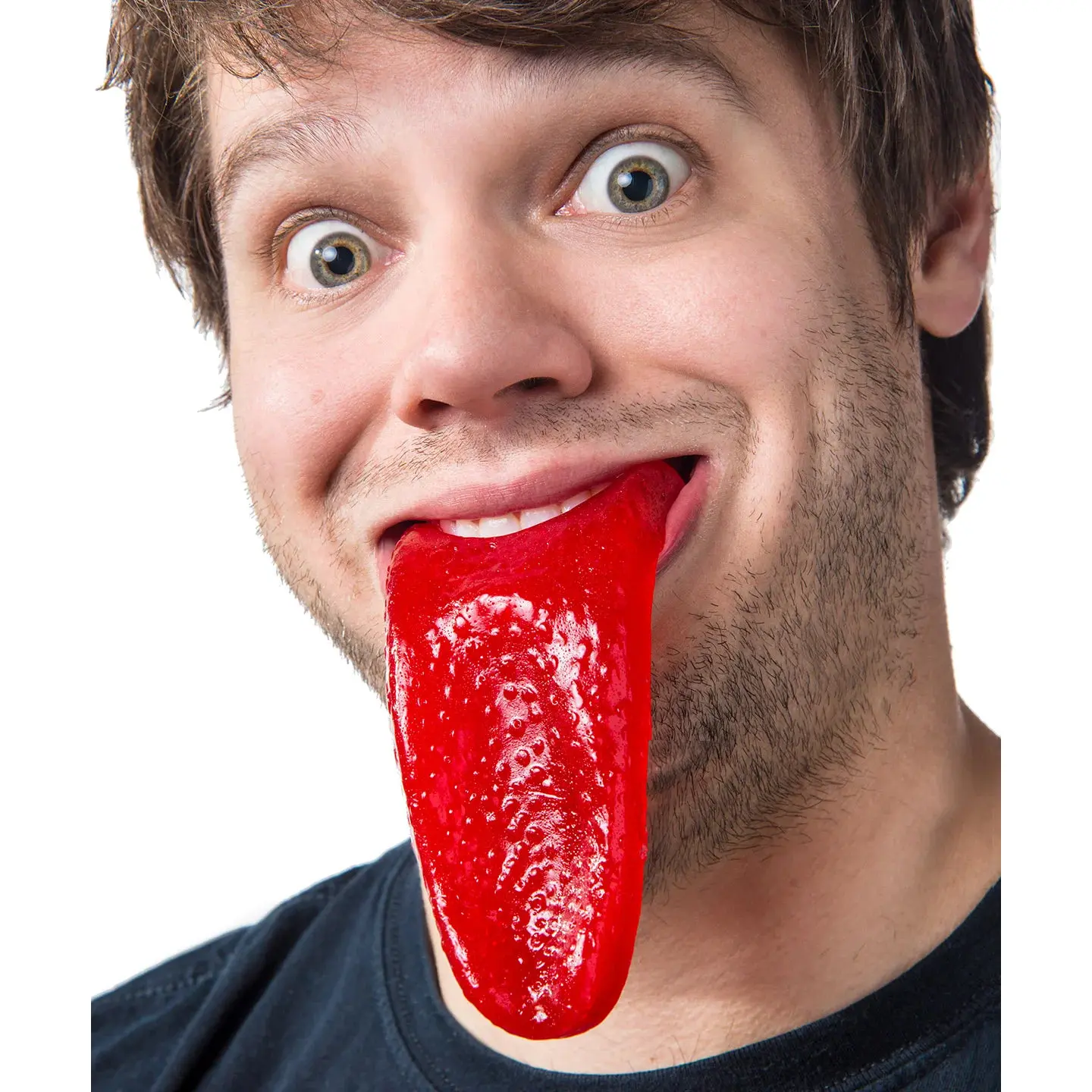 Gummy Tongue - Fun Gummy Snack with Raised Taste Buds, Molded Bite Area, and Colorful Features from GGB Candies - Bonbon