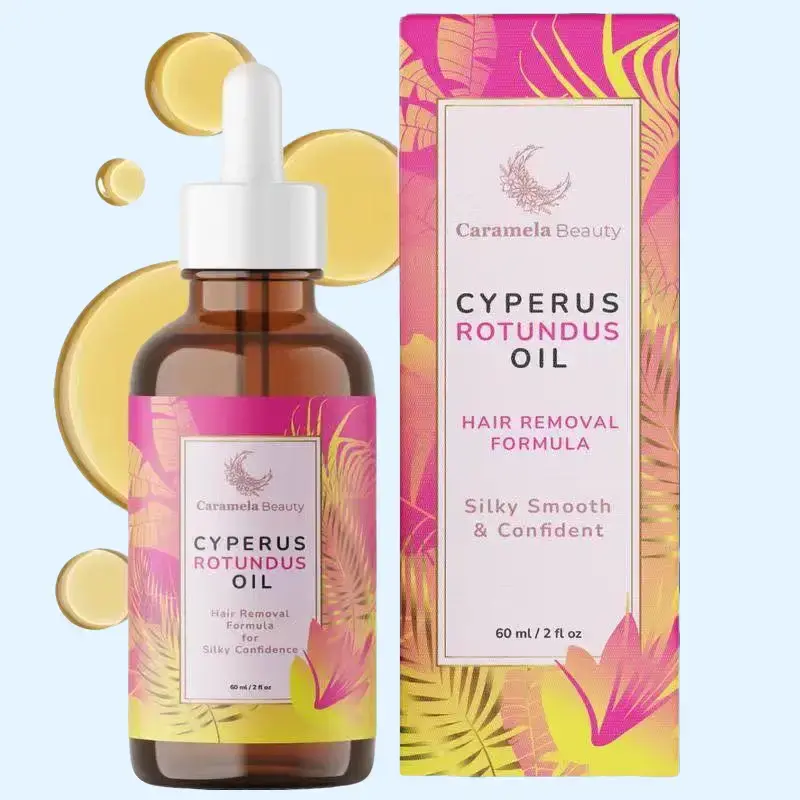 Cyperus Rotundus Oil for Hair Removal, Hair Removal Oil for Women Men 60ml
