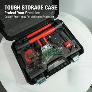 Milwaukee 4D 16 Line Laser Level Kit For Construction And Interior Use With Cross Line Projection And Long Battery Life