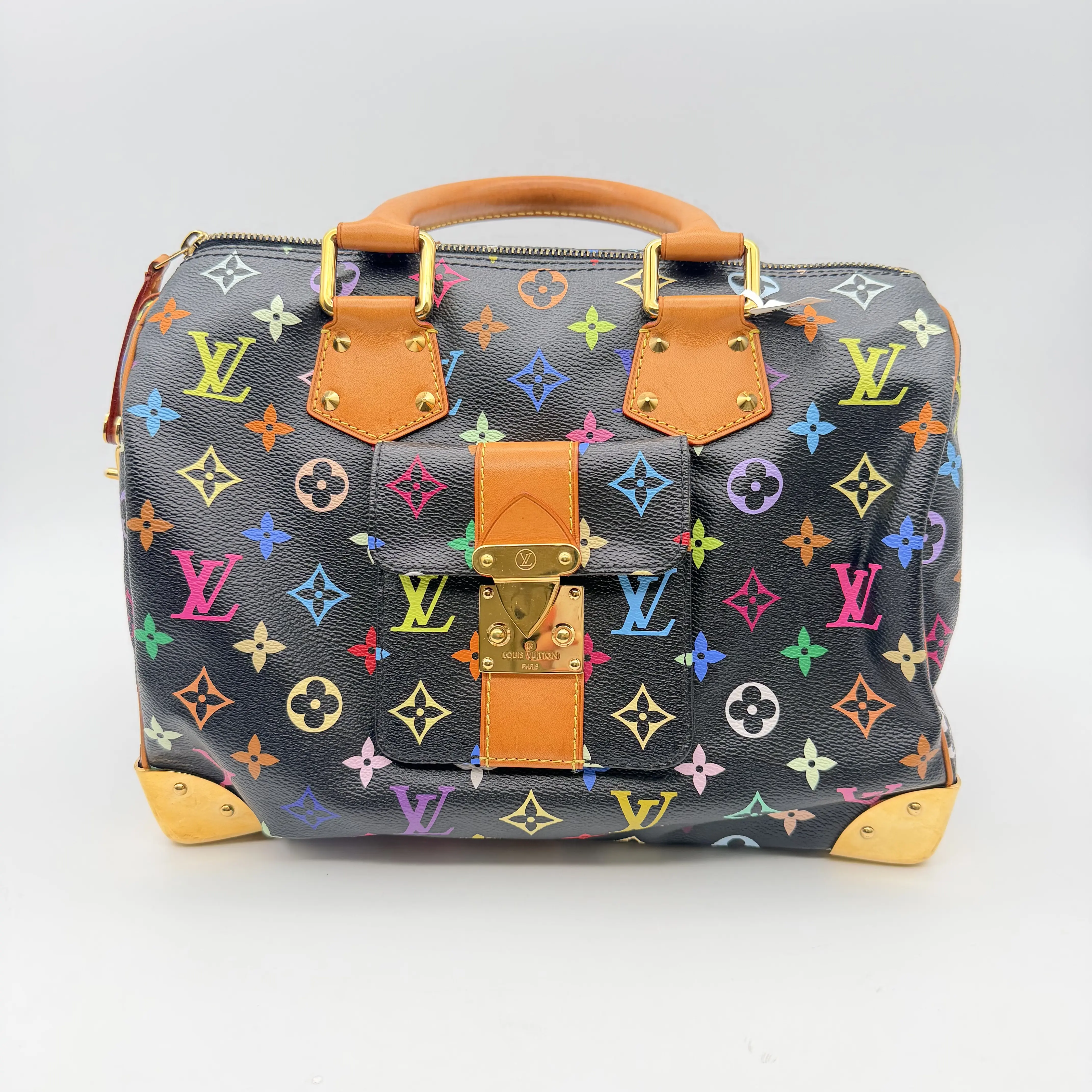 Pre-owned Louis Vuitton monogram Tote Bags HZ1tk Speedy30