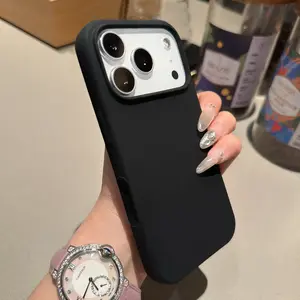 Liquid Silicone Invisible Magnetic Case for iPhone 17 PROMAX AI Integrated Buttons 16 Anti Drop