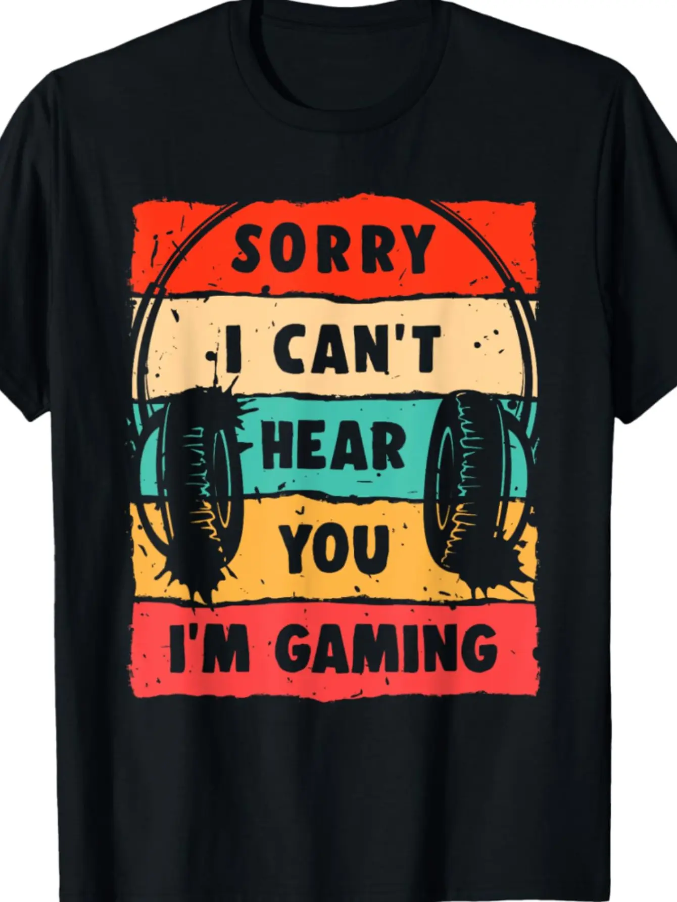 Funny Gamer Shirt for Teens Boys Men Video Gaming T-Shirt, All-Season, 2025