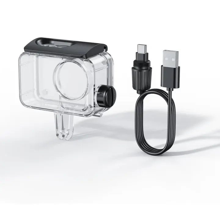 XTU Waterproof Underwater Housing with USB Cable for S7 Pro Series Action Cameras, 30m Depth Protection