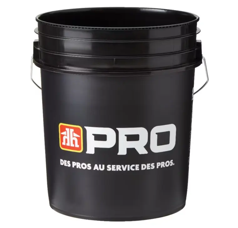 PRO Plastic Pail 5 gal BLACK 70 Mil. PRO Plastic Pail 5 gal BLACK 70 Mil.