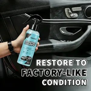 QIFOR Plastic, Trim & Tire Dressing – Restores Faded Plastics, Revives Rubber & Vinyl. User-Friendly Plastic Restorer Auto Detailing Supplies