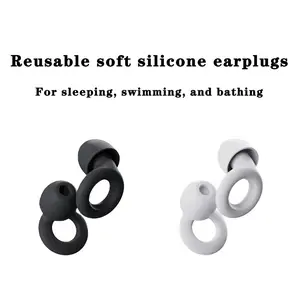 Reusable 28dB Noise Cancelling Earplugs for Sleep, Concerts, Travel & Study with Storage Case