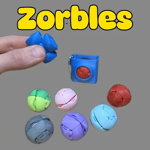 Zorbles - Keychain with Satisfying Squish