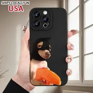 A Popular Creative Phone Case Featuring a Cute Dog Design, Compatible with Iphone 16/15/14/13/12/11/XS/XR/X/7/8 Plus/Pro/Max/Mini - a Stylish And Creative Design Suitable for Everyone, Perfect As a Gift for Friends, Family, Boyfriends, Or Girlfriends.