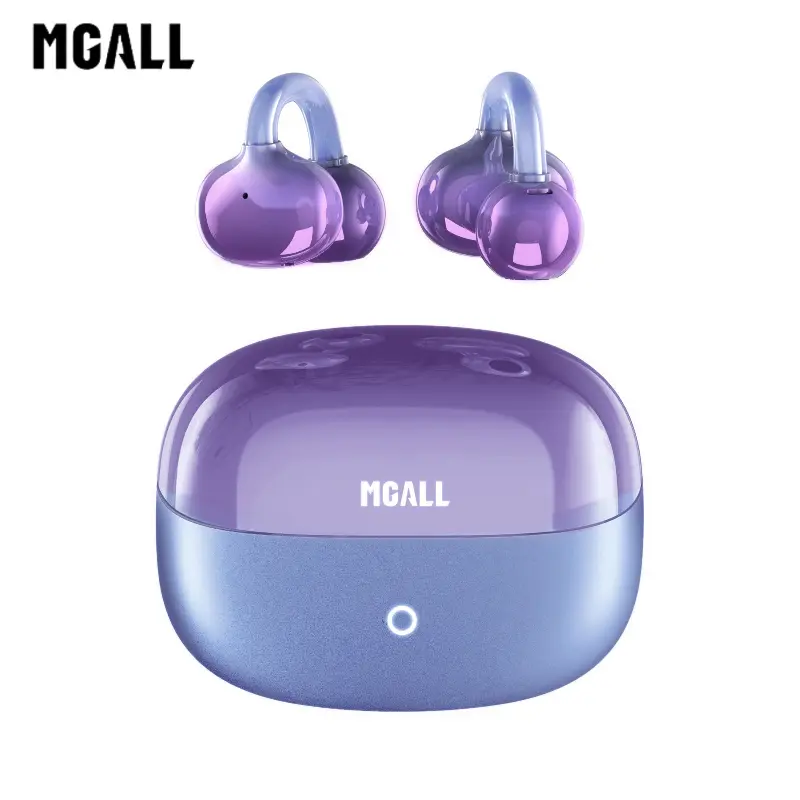 MGALL A720 Clip-On Wireless Headphones with 2025 Bluetooth 6.0 for Faster & Stable Connection, Zero-Pressure Comfort, Precise Directional Sound, IPX5 Waterproof Audio Earbuds for Music, Calls & Sports