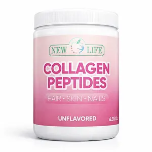 New Life Collagen Peptides Powder 6.35 Oz Unflavored Premium Supplement for Skin Hair & Nails Support - Healthcare