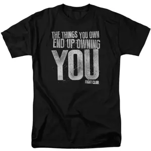 Fight Club Owning You TShirt, Licensed Movie Retro Classic Tee, Y2K Pop Culture, Vintage Band Tee
