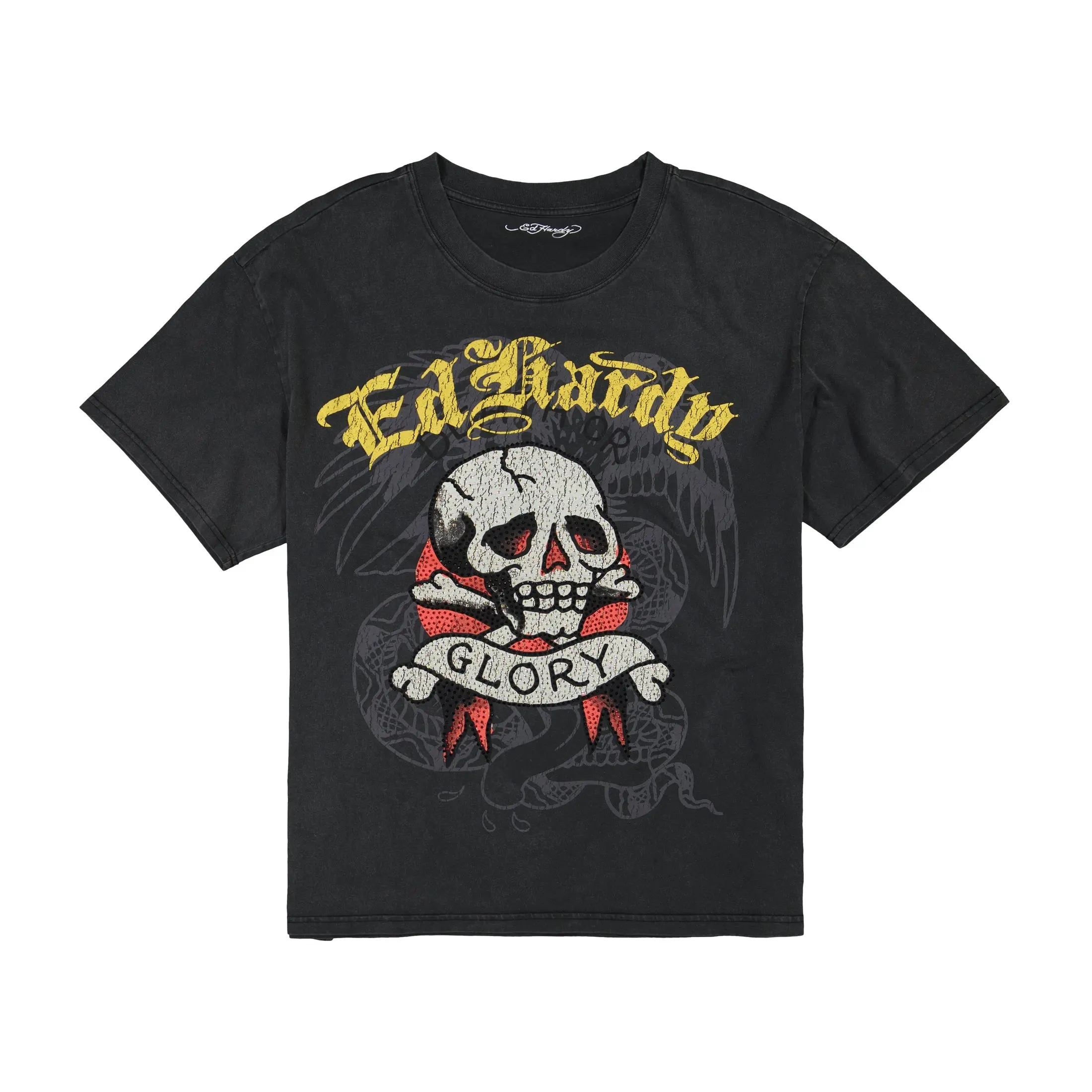 ED HARDY GLORY SKLL MENS T.SHIRT