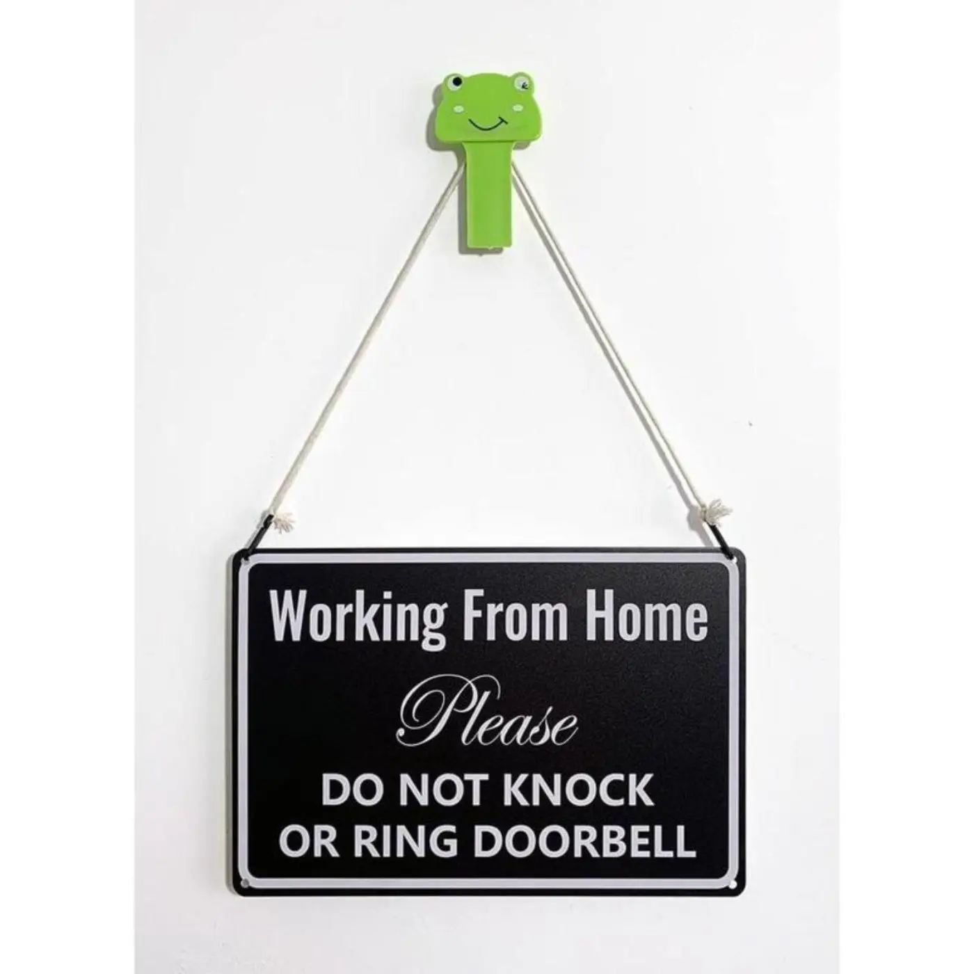 Working From Home Do Not Disturb Aluminum Sign 12x8 Inch Office Door Sign for Remote Workers