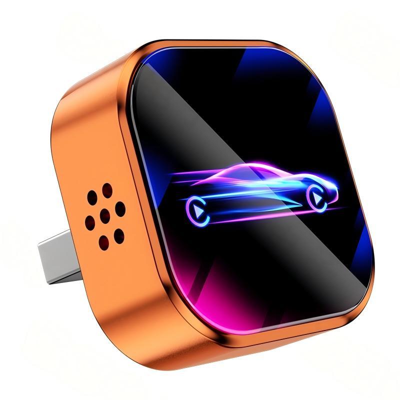 2026 Wireless CarPlay Adapter for iPhone Android Fast Connection No Latency Hands Free Call Wireless Adapter Electronic Charger CarPlay Dongle with USB Port
