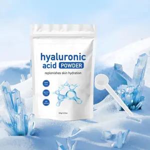 Hyaluronic Acid Mask Powder with Measuring Spoon, Deep Hydration Facial Care Product, Moisturizing Skin Care for All Skin Types, Skin Care Products, Hydrating Mask