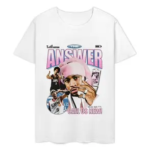 [100% Cotton][Graphic Tee] Youth and Adult Allen Iverson Icy Exclusive Graphic T-Shirt, graphic tees for boys, Graphic Tees, kids clothing boys, Youth Clothing, boys clothing Women