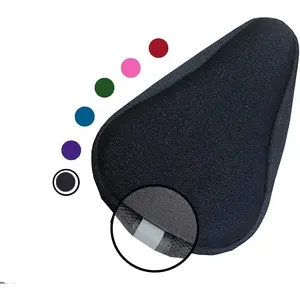 Kids Bike Gel Seat Cushion Cover, 8x5 inch Child Bike Seat Cover Premium Comfortable Small Bicycle Saddle Pad