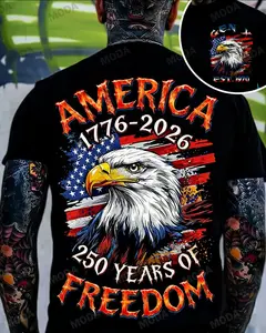 Chaosmoda Generation X America 250 Years Of Freedom Custom Year Skull T-shirt