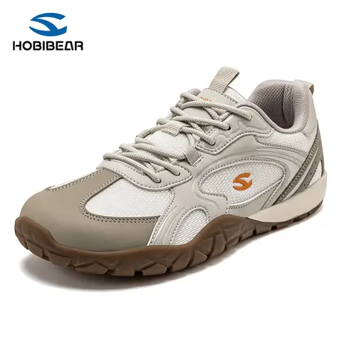 HOBIBEAR Women's Lightweight Barefoot Shoes - Wide Toe Box, Breathable Upper, Wear-resist Rubber Sole, Outdoor Sneakers for Wide Feet Autumn-Winter Casual Running Training Shoes