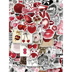 100pcs Y2K Aesthetic Stickers Set, Waterproof Vinyl Material, Includes City Style & Vintage Graffiti Designs