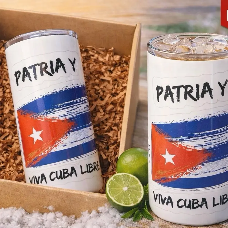 Termo  de 20 oz(Patria y Vida )