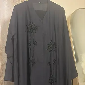 Black Embroidered Abaya