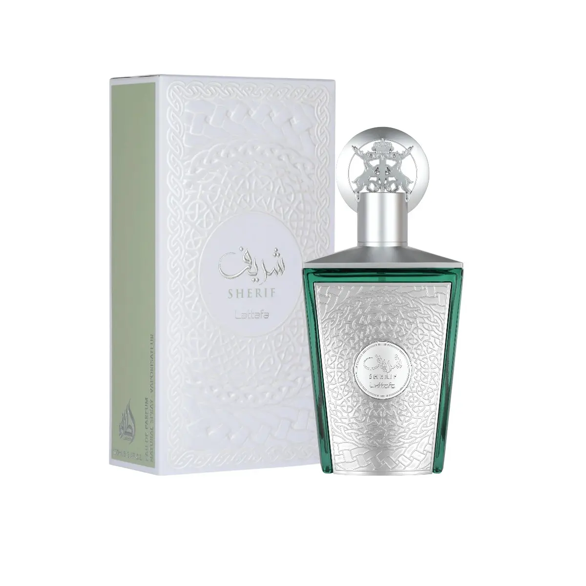 Lattafa | Sherif | Unisex Fragrance | 100 ML - 3.4 OZ | Eau De Parfum | Cedarwood - Cashmeran & Violet