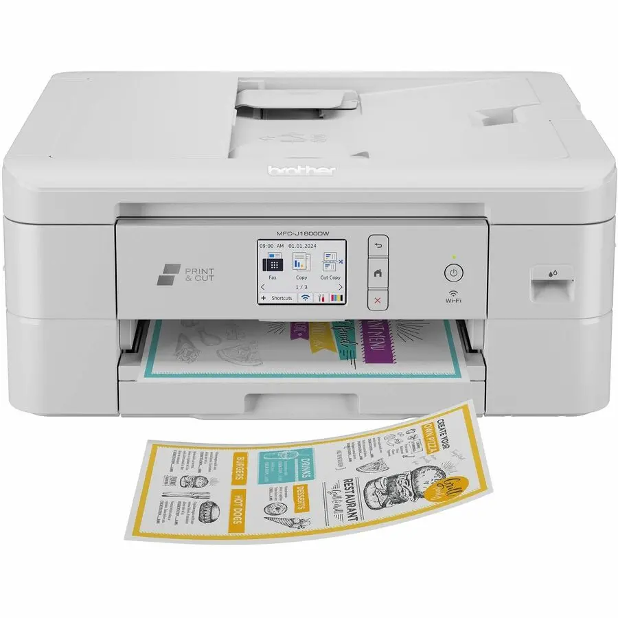 Brother MFC-J1800DW Wireless Inkjet Multifunction Printer Color