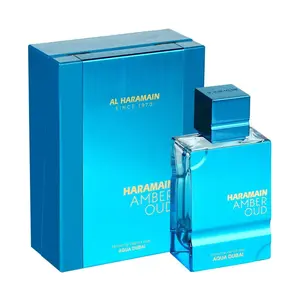 Al Haramain Amber Oud - Aqua Dubai - Cologne for Men and Women - Bergamot, Amber, Musk Fragrances - Long Lasting Perfume for Men and Women - 2.5 oz