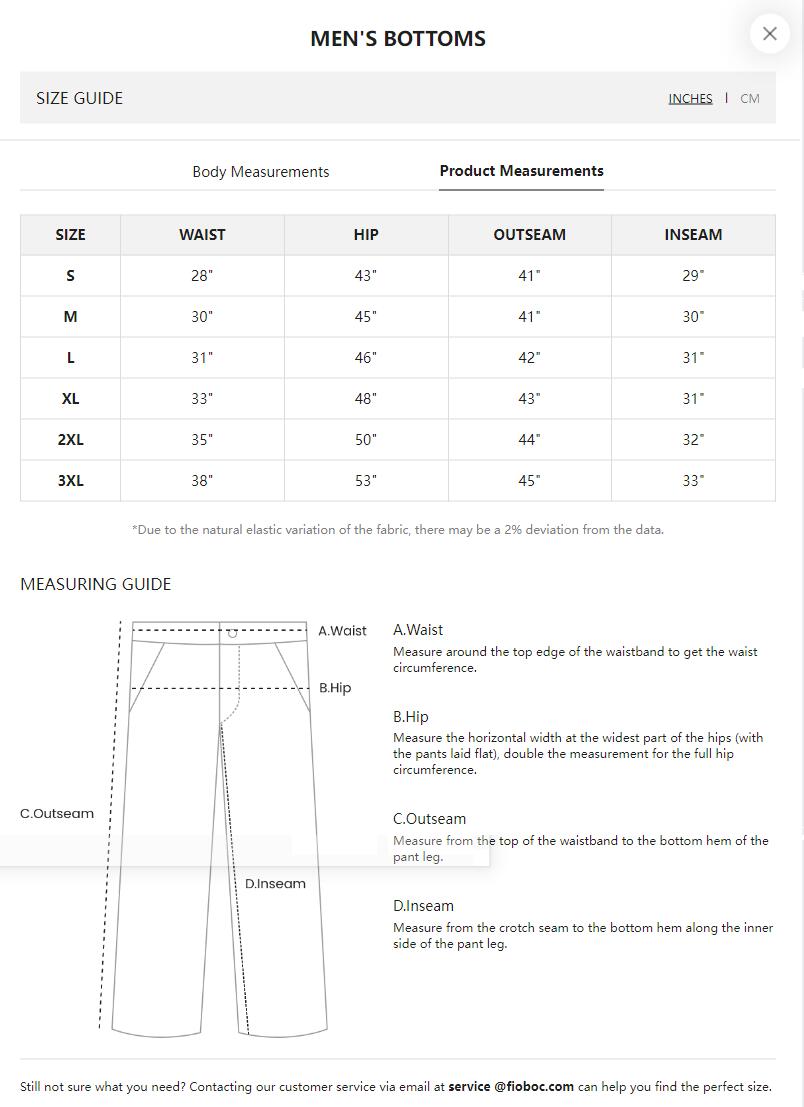 Fioboc Men‘s CozySpacer Fall Drawstring Wide Leg Pants Curved Design