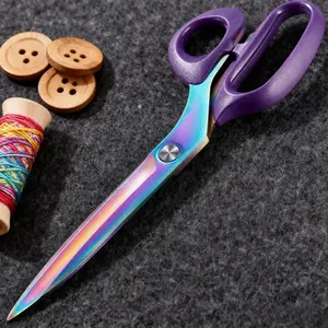 1 Pair 10-inch Professional Sharp Stainless Steel Tailor Scissors, Suitable for Tailors, Heavy-duty Fabric Cutting Tool, Sharp and Durable - Ideal Choice for Clothing Alterations and Fabric Cutting